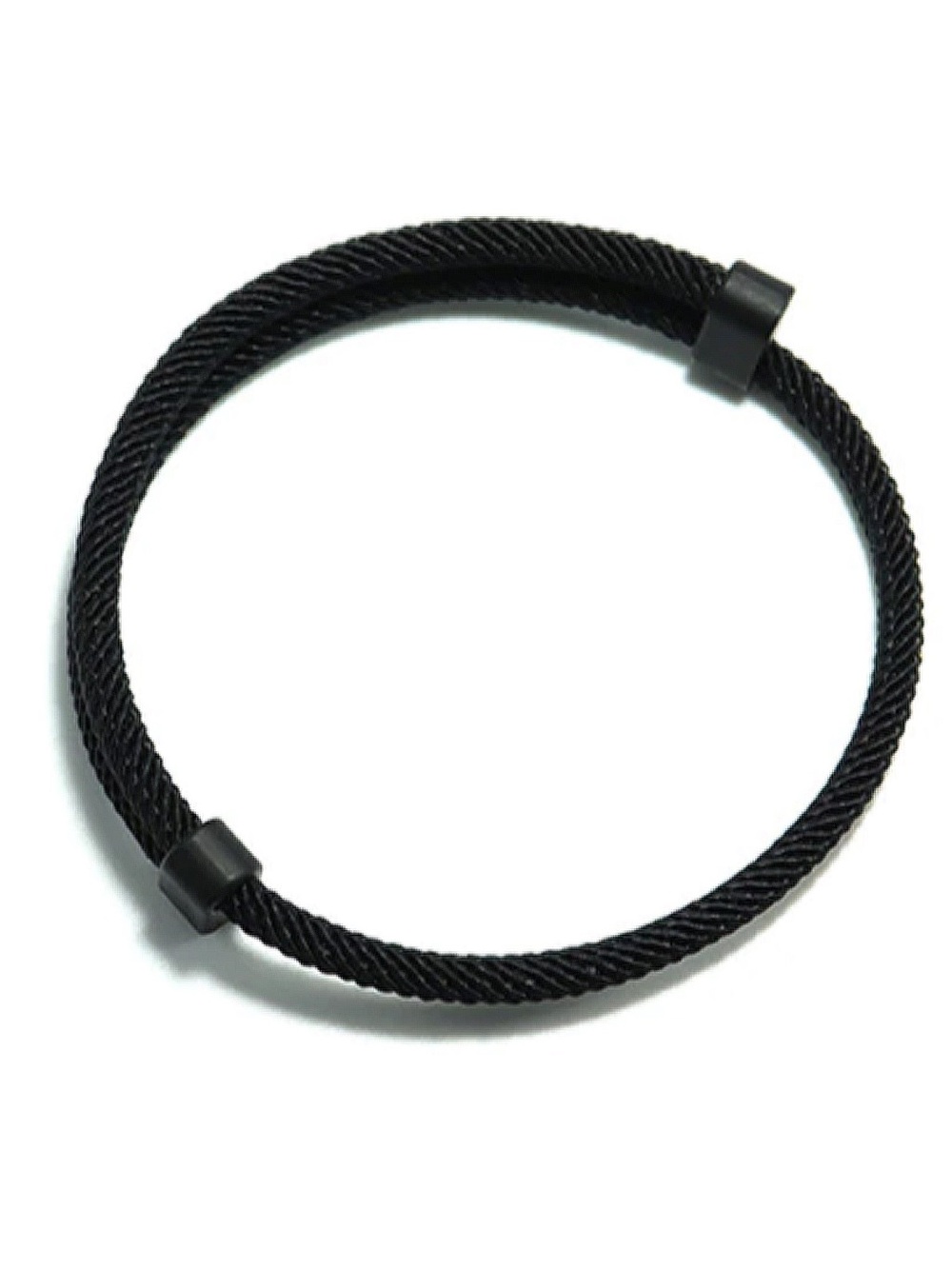 Black Cord Bracelet for Women - Minimal Chic